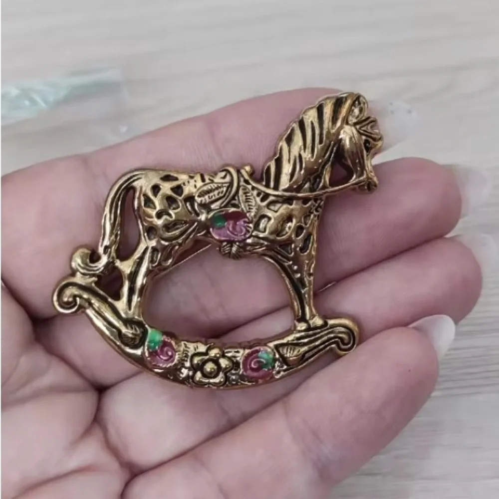 Rocking Horse Vintage Brooch
